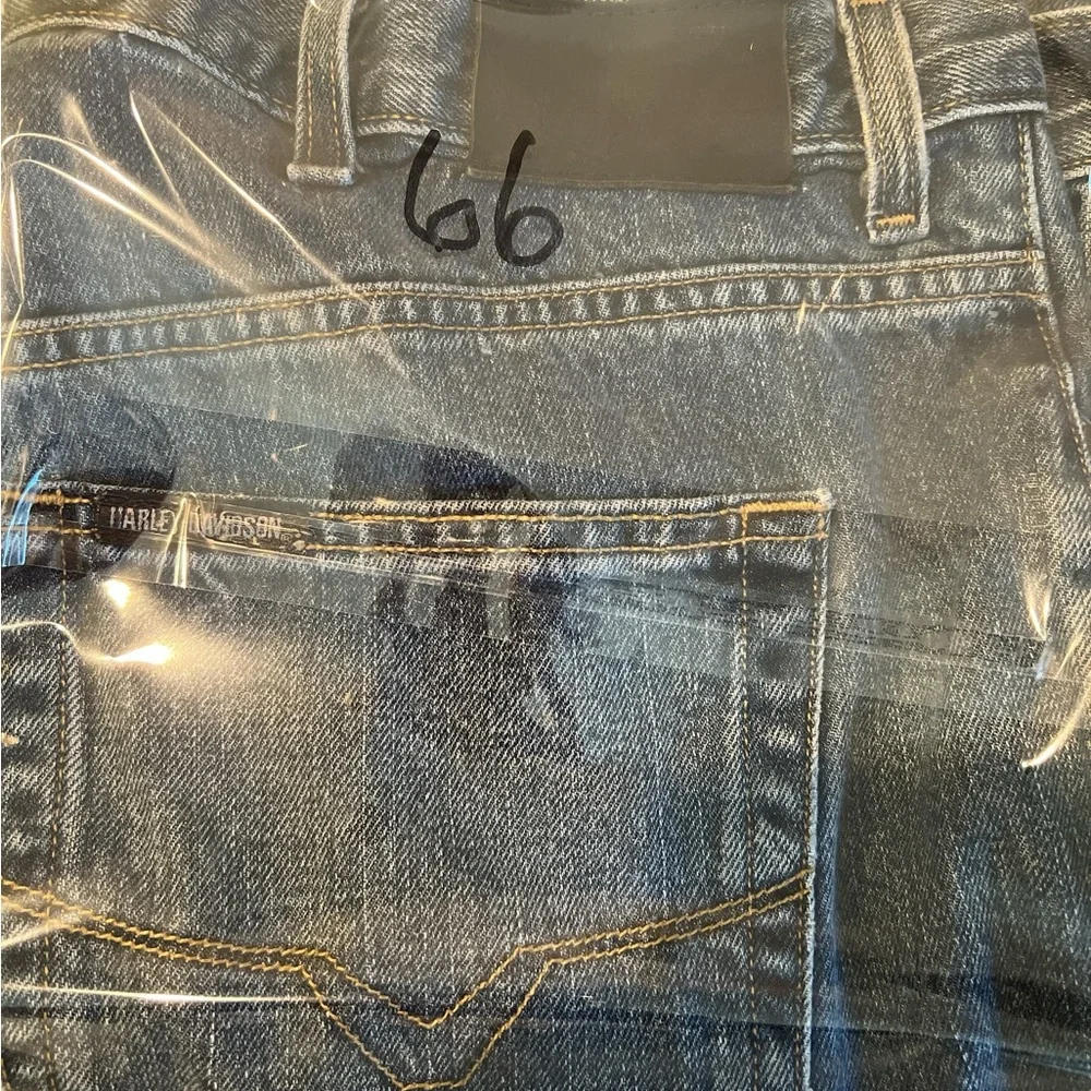 Harley-Davidson Jeans Men 40x32 Blue Straight Leg Denim‎